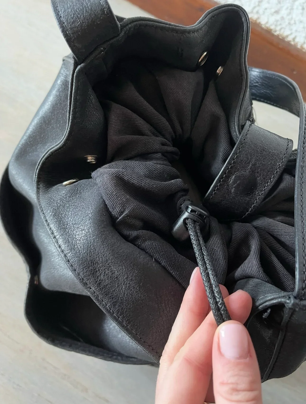JOSEFINA BACKPACK BLACK Braided - Image 7