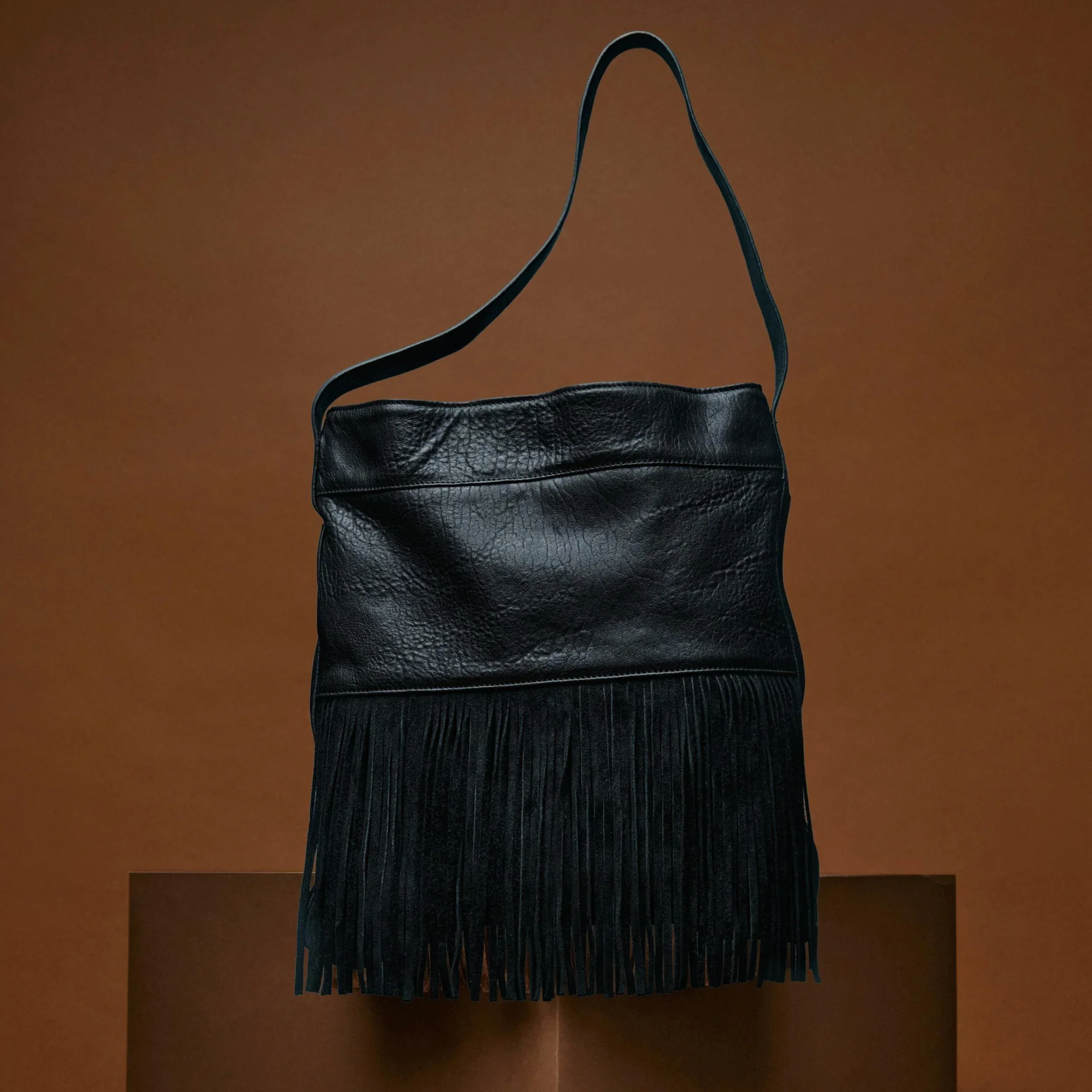 JOSEFINA BOHEMIAN TOTE BLACK