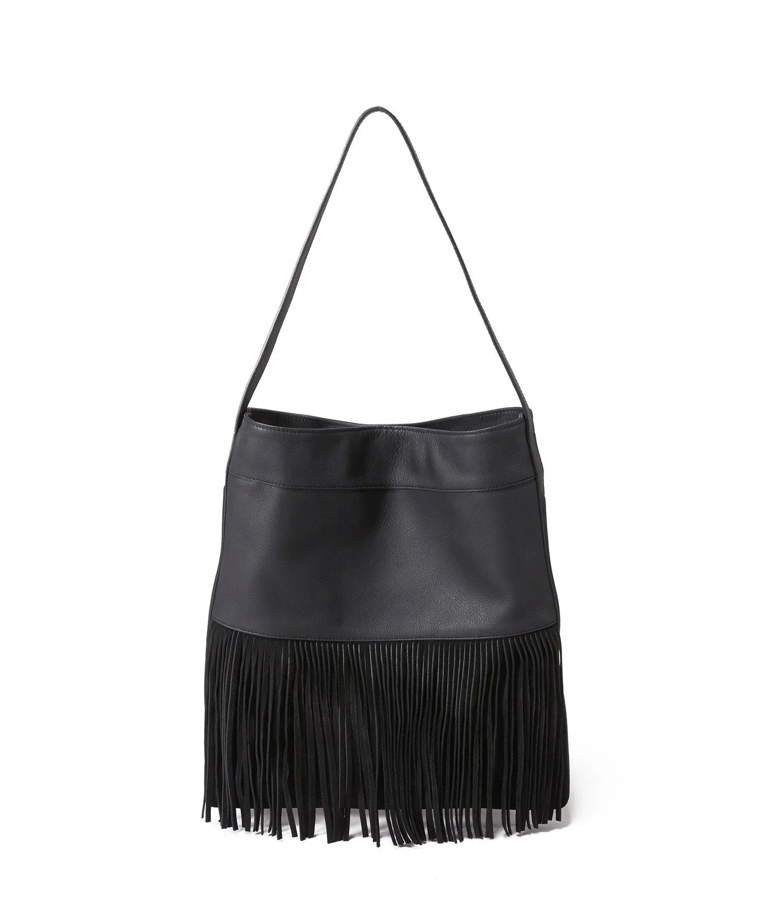 JOSEFINA BOHEMIAN TOTE BLACK - Image 2