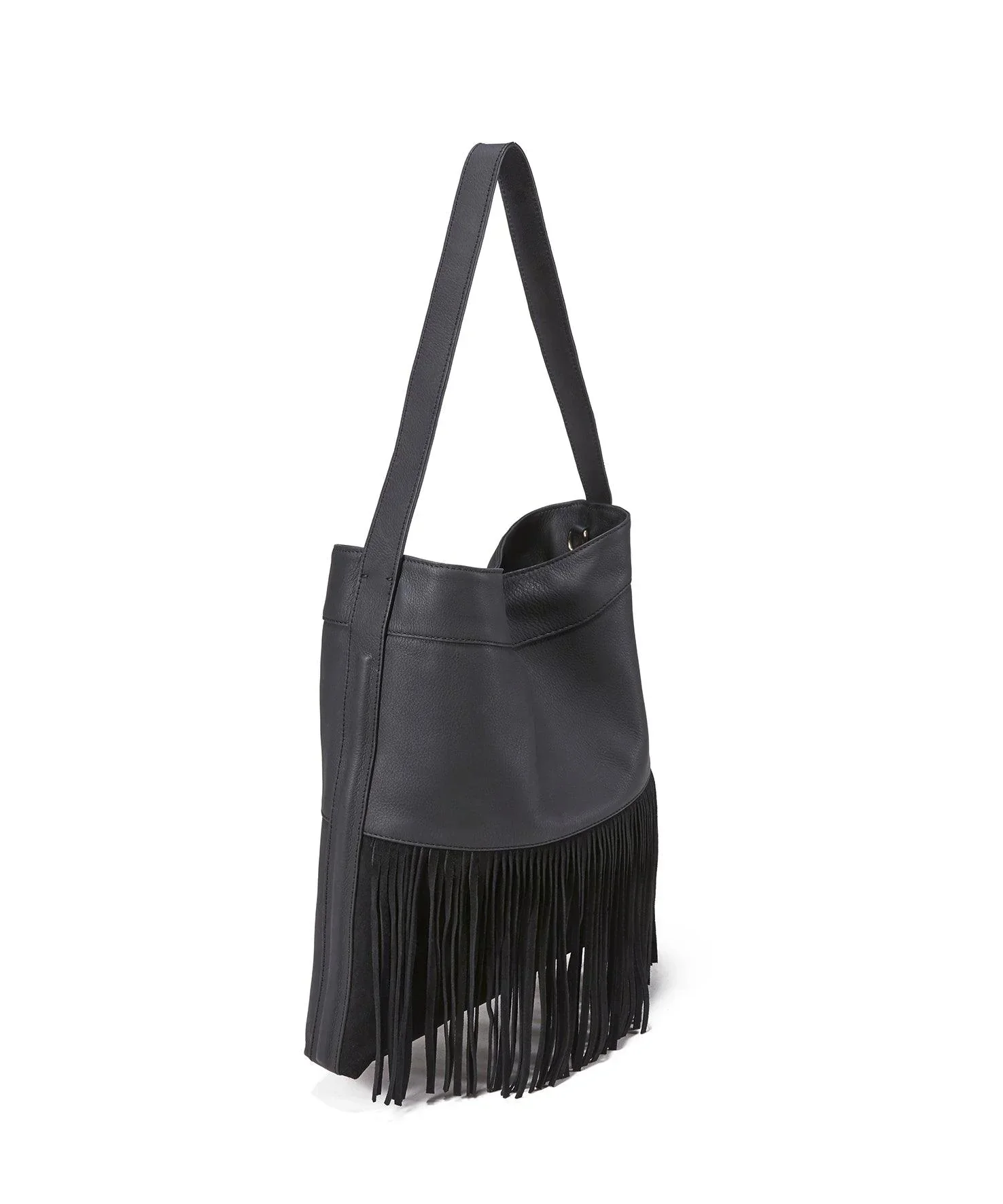 JOSEFINA BOHEMIAN TOTE BLACK - Image 3
