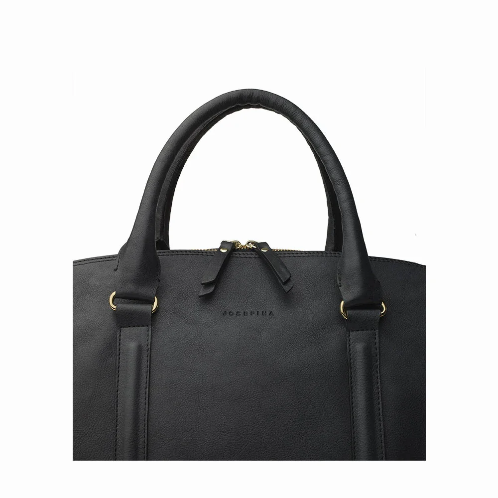 JOSEFINA LARGE BLACK - FLEUR D'AUBERGINE - Image 9