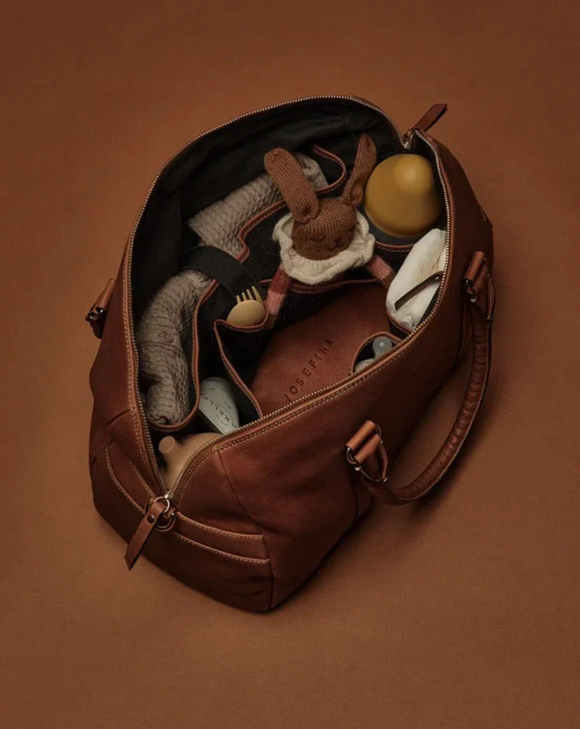 JOSEFINA LARGE BROWN - FLEUR D'AUBERGINE - Image 2