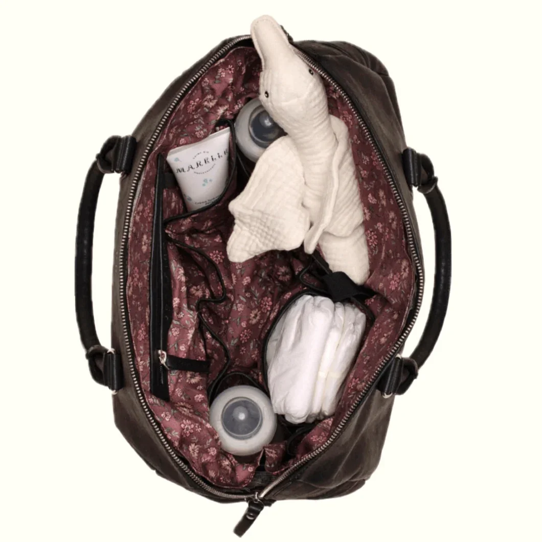 JOSEFINA MEDIUM BLACK - FLEUR D'AUBERGINE - Image 5