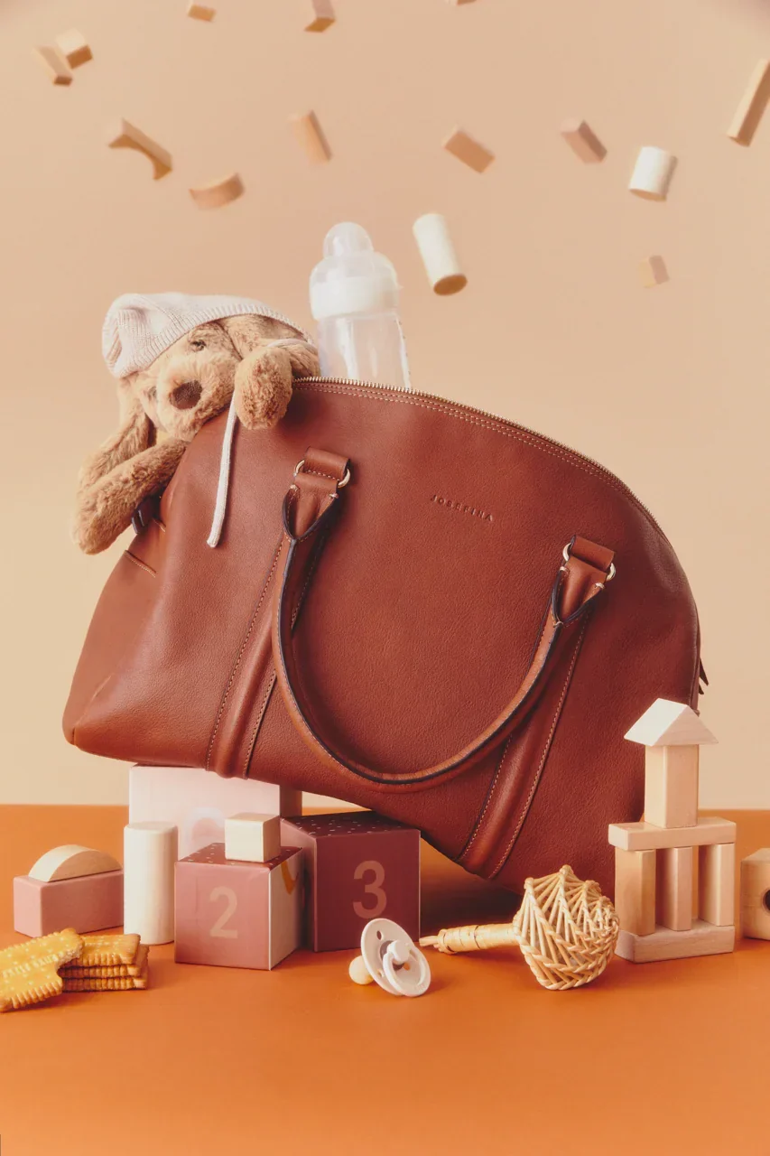 JOSEFINA LARGE BROWN - FLEUR D'AUBERGINE - Image 7