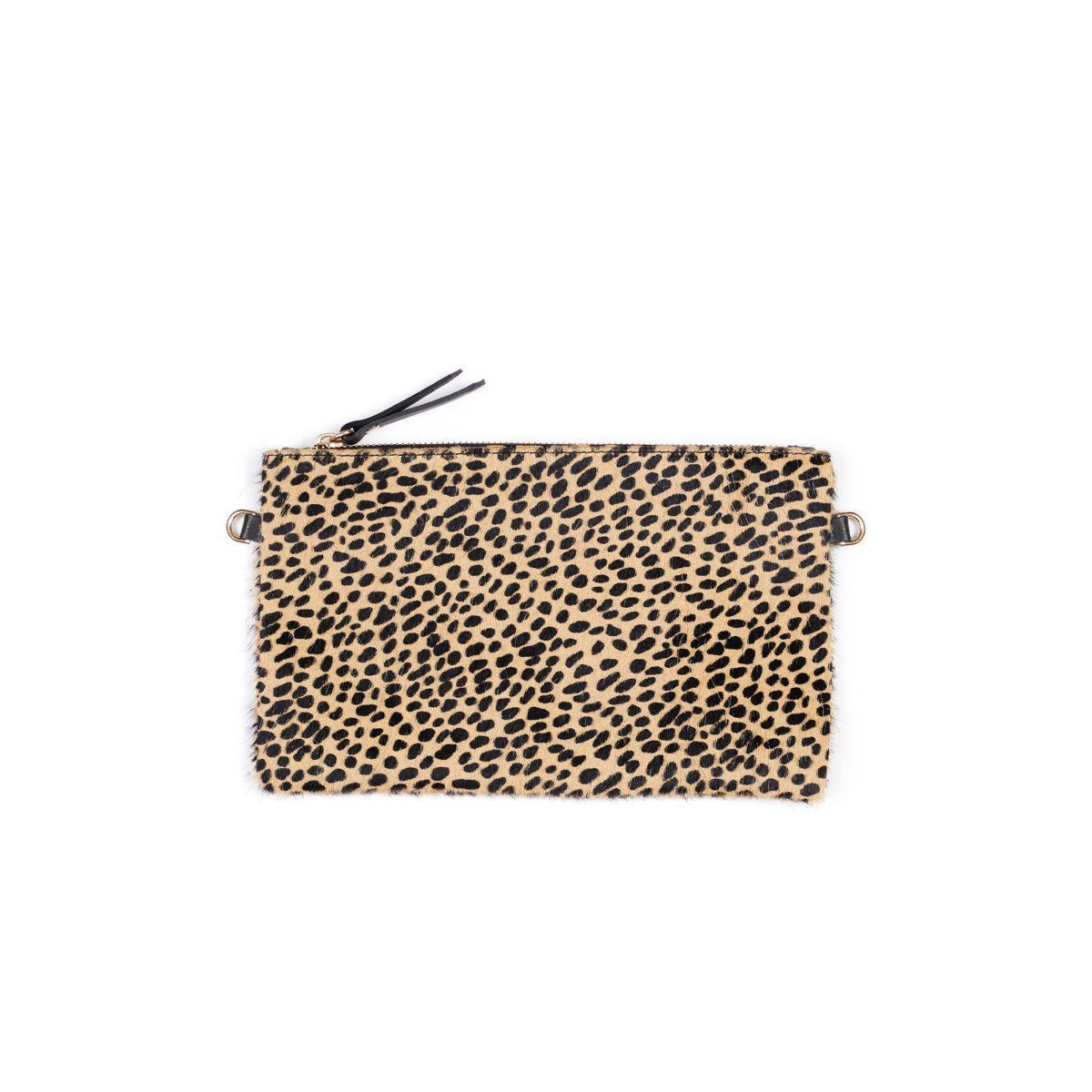 JOSEFINA LARGE BROWN POLKA POUCH - Image 3