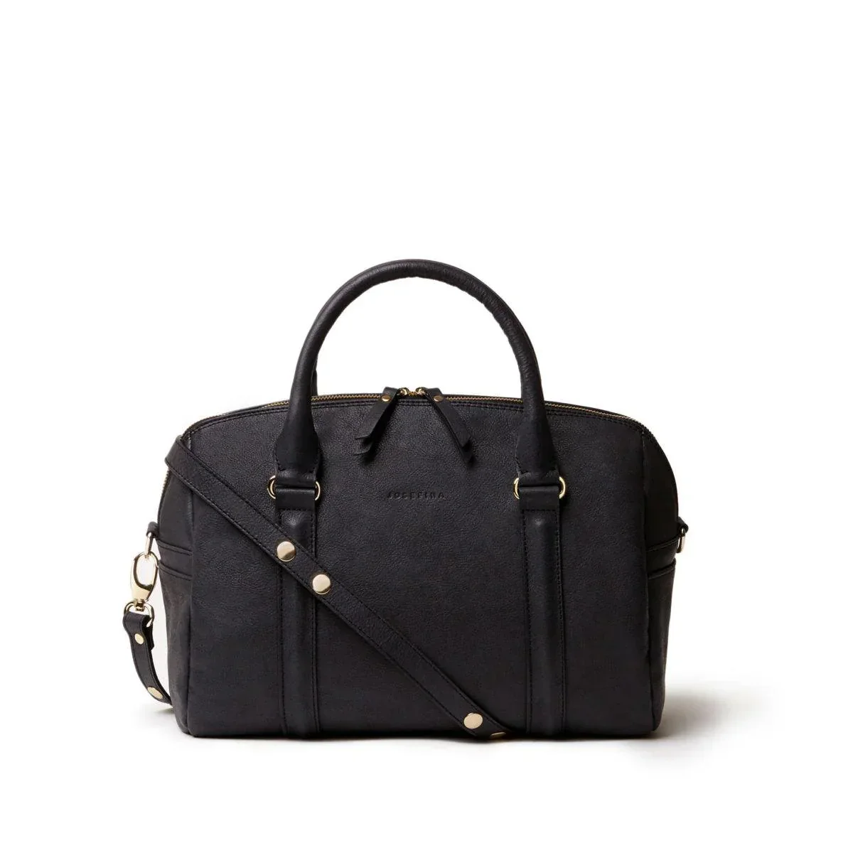 JOSEFINA MEDIUM BLACK POLKA POUCH - Image 3