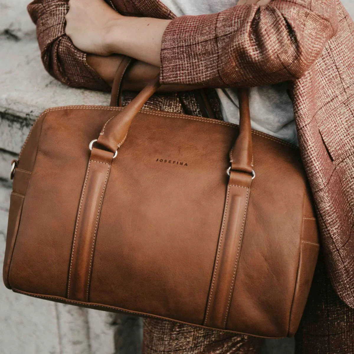 JOSEFINA MEDIUM BROWN - FLEUR D'AUBERGINE - Image 7