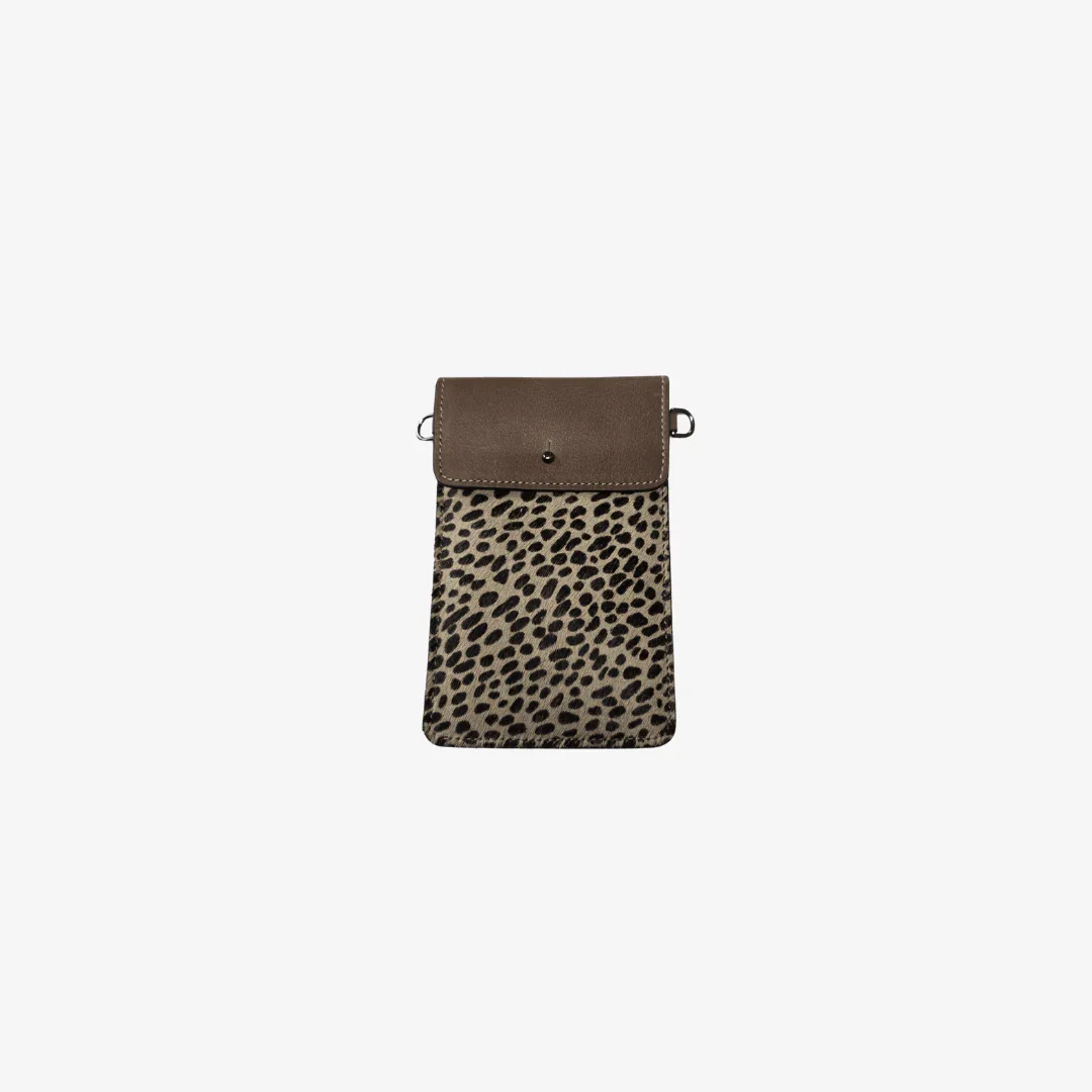 JOSEFINA PHONE CASE POLKA DOTS BEIGE (brown)